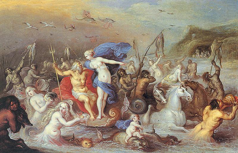 Frans Francken II Der Triumphzug von Neptun und Amphitrite china oil painting image